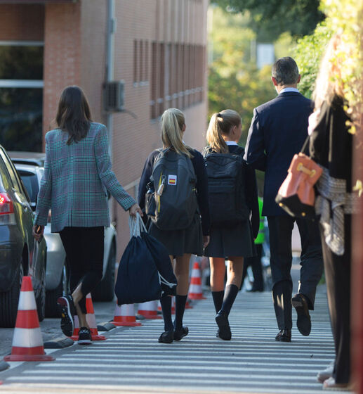 Infantas, espanha, letizia, felipe, leonor, sofia, inicio das aulas, colégio, Thomas's Battersea, escola