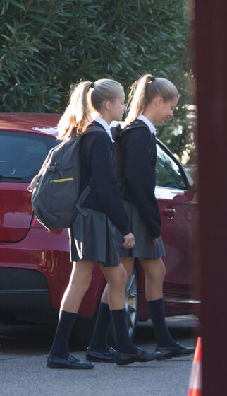 Infantas, espanha, letizia, felipe, leonor, sofia, inicio das aulas, colégio, Thomas's Battersea, escola