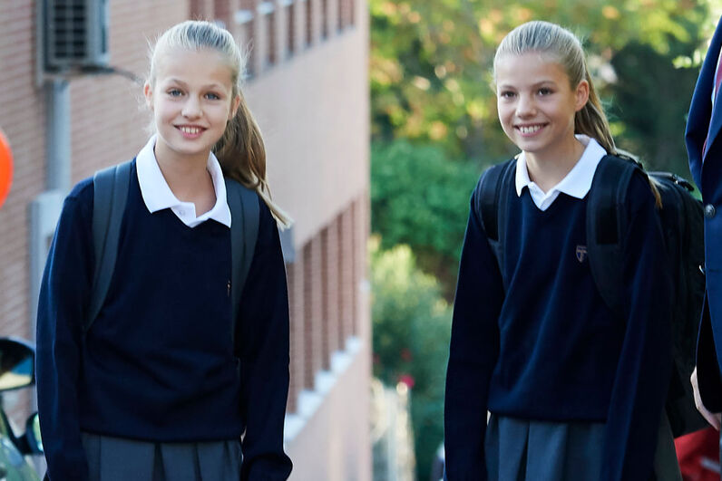 Infantas, espanha, letizia, felipe, leonor, sofia, inicio das aulas, colégio, Thomas's Battersea, escola