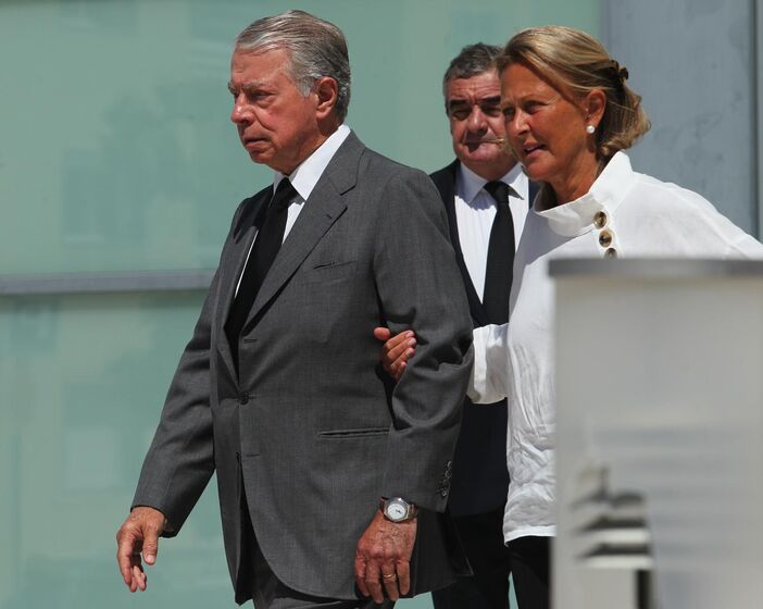 Ricardo Salgado, Maria João Salgado, funeral, andré gonçalves pereira