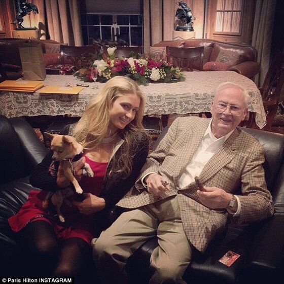 paris hilton, avô, barron