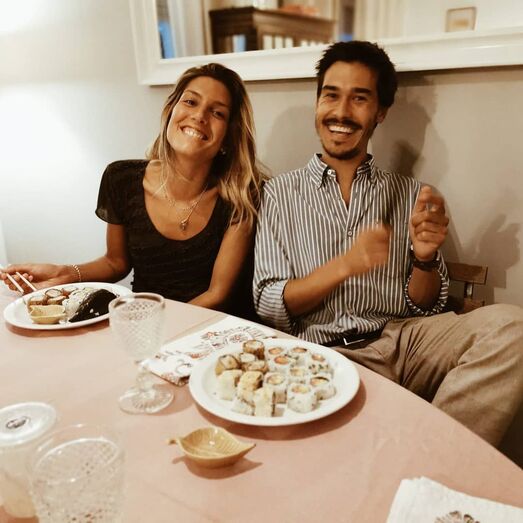 Francisco Garcia e Sofia Sousa Guedes