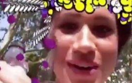 Nunca antes visto na família real: Meghan apanhada em vídeo do Instagram... com filtros e tudo!