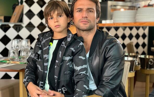 José Fidalgo com o filho, Lourenço