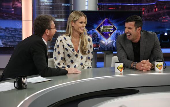 Luís Figo, Helen Svedin, El Horminguero, Antena 3, canal espanhol