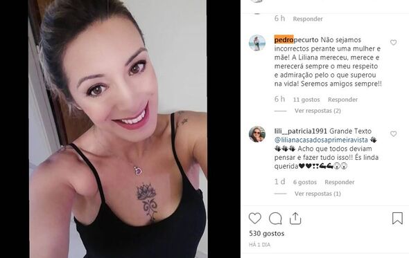 Pedro defende Liliana