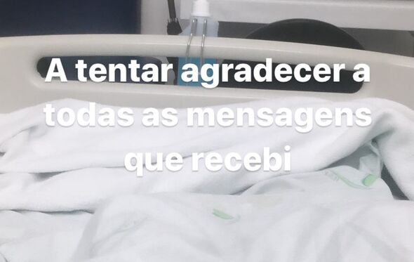 Diogo Carmona no hospital