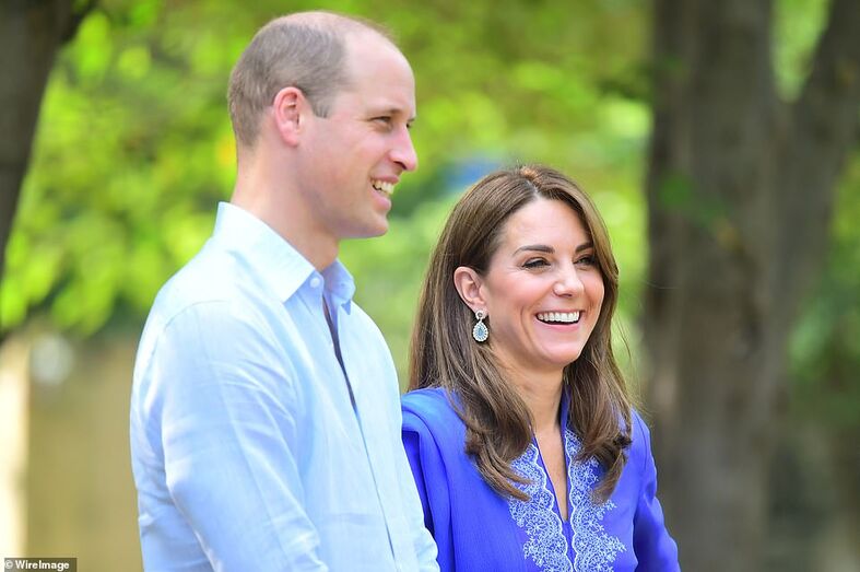 kate, william, paquistão