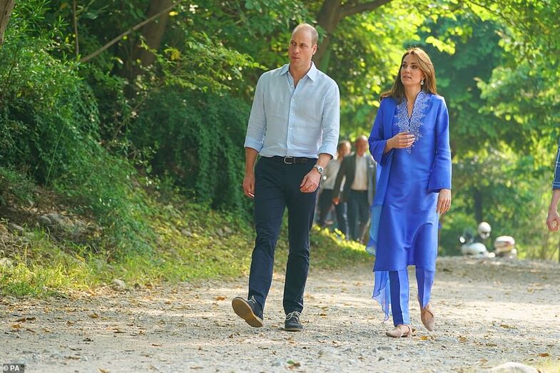 kate, william, paquistão