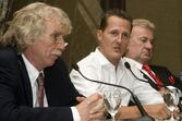 Michael Schumacher e o agente, Willi Weber
