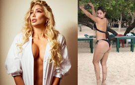 Bomba latina! As curvas impressionantes da colombiana que causa o "caos" no FC Porto