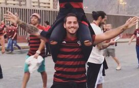 Aquilo que não viu na televisão: as imagens da festa da família de Jorge Jesus no Flamengo