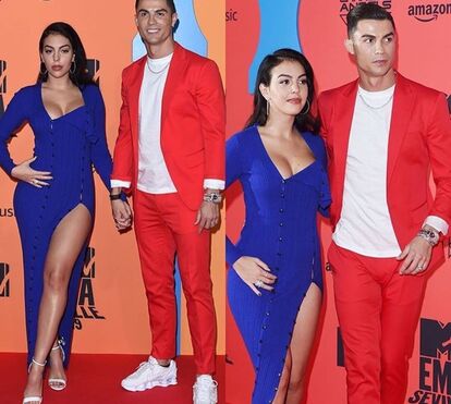 Como verdadeiras estrelas de Hollywood! Cristiano Ronaldo e Georgina causam histeria em Sevilha
