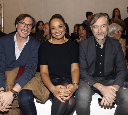 Famosos enchem 'front row' do novo desfile de Fátima Lopes