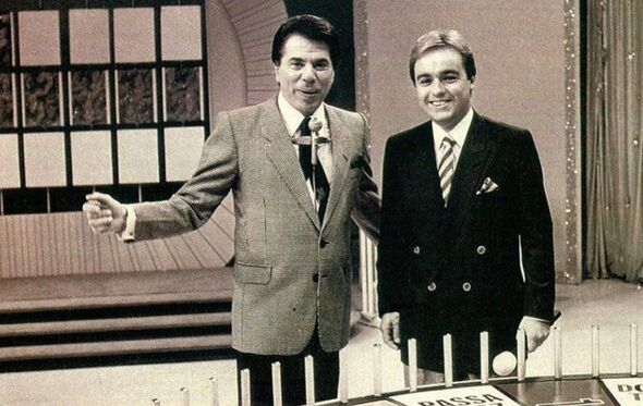 Gugu Liberato e Sílvio Santos