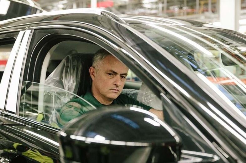 José Mourinho, tottenham hotspurs, jaguar, land rover, frota, automóveis
