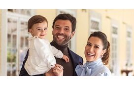 Festa de arromba! Dânia Neto batiza o filho 2 dias depois do seu 1.º aniversário: "Que Deus te ilumine e te proteja sempre"