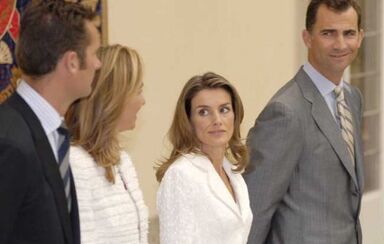 Letizia e Iñaki Urdangarín