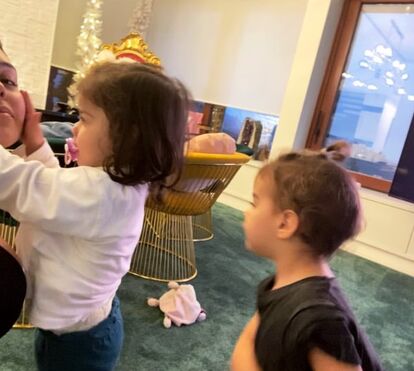 As brincadeiras de Georgina Rodríguez com os filhos