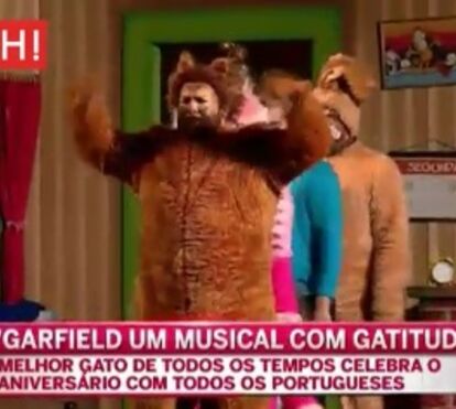 'Garfield um musical com Gatitude' .Reportagem FLASHVidas