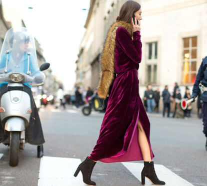 Veludo: o tecido que dá mais requinte aos looks de festa