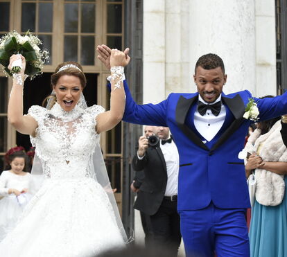 Nani arrasou na cerimónia de casamento com Daniela Martins