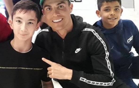 Ali Turganbekov, cristiano ronaldo