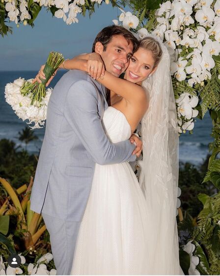 Kaká e Carol Dias