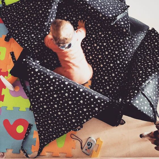 Rita Pereira com a cadela Hyndia