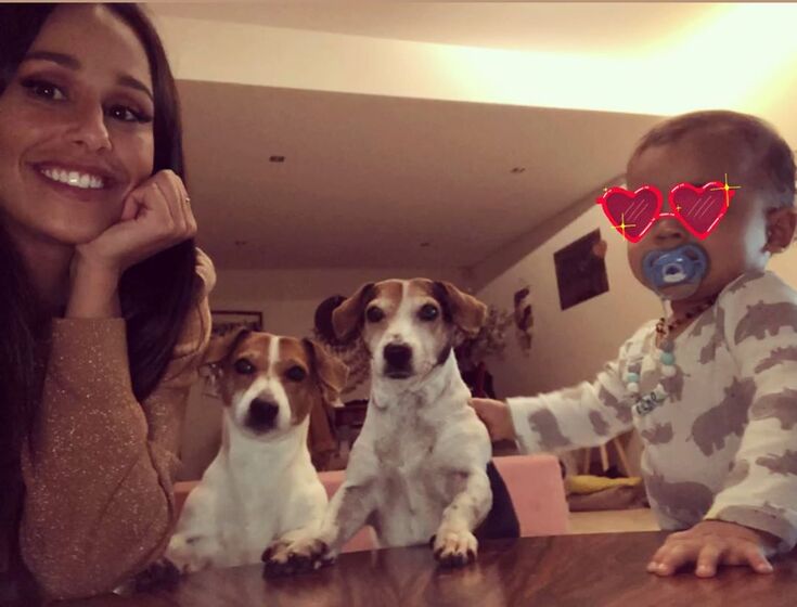 Rita Pereira com a cadela Hyndia