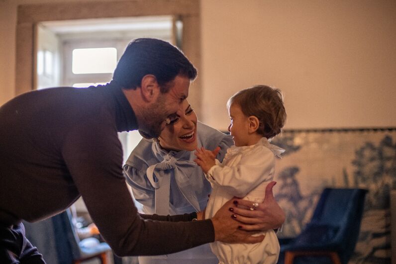 Dânia Neto, Santiago, batizado, festa, luís matos cunha, batismo, aniversário