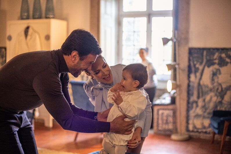 Dânia Neto, Santiago, batizado, festa, luís matos cunha, batismo, aniversário