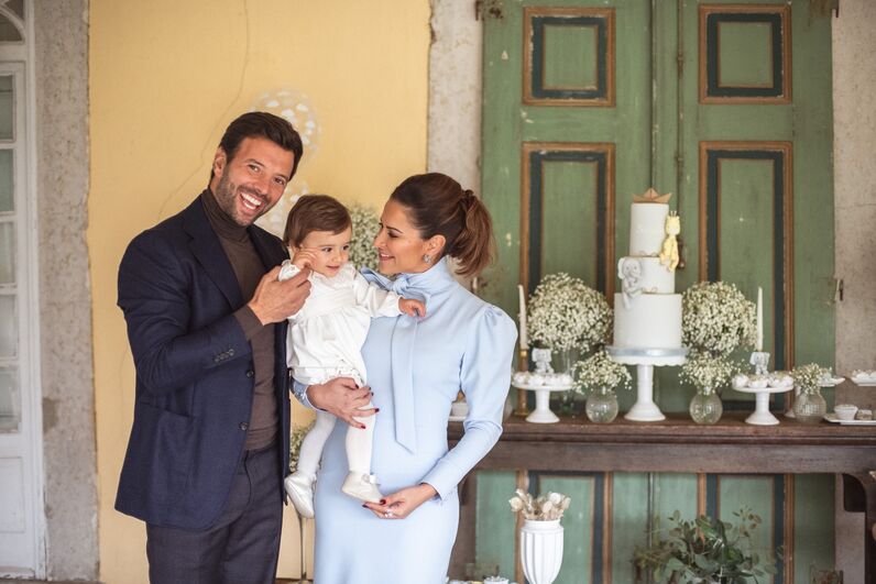 Dânia Neto, Santiago, batizado, festa, luís matos cunha, batismo, aniversário