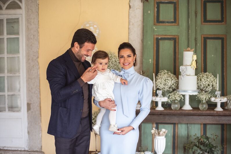 Dânia Neto, Santiago, batizado, festa, luís matos cunha, batismo, aniversário