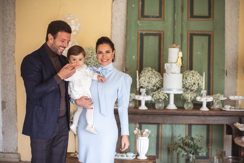 Dânia Neto, Santiago, batizado, festa, luís matos cunha, batismo, aniversário