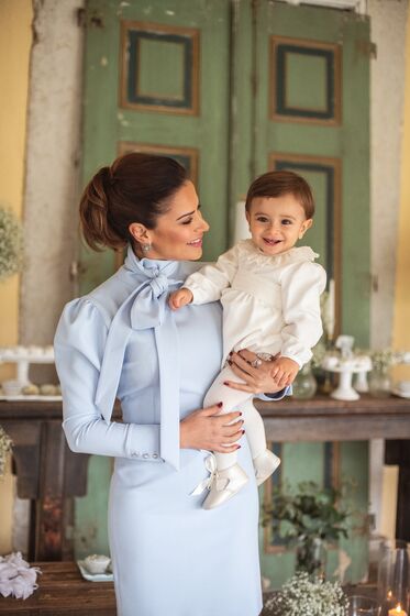 Dânia Neto, Santiago, batizado, festa, luís matos cunha, batismo, aniversário