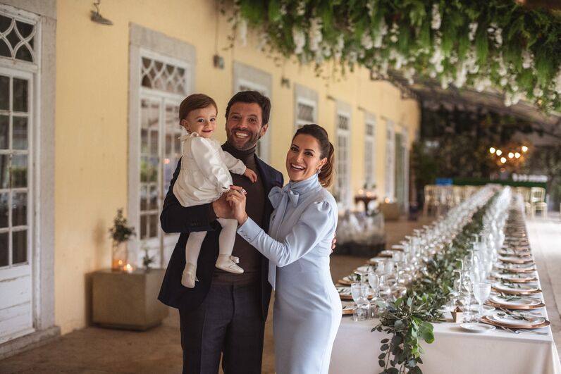 Dânia Neto, Santiago, batizado, festa, luís matos cunha, batismo, aniversário