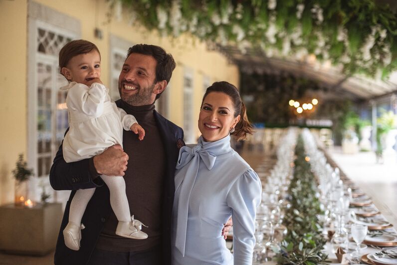 Dânia Neto, Santiago, batizado, festa, luís matos cunha, batismo, aniversário