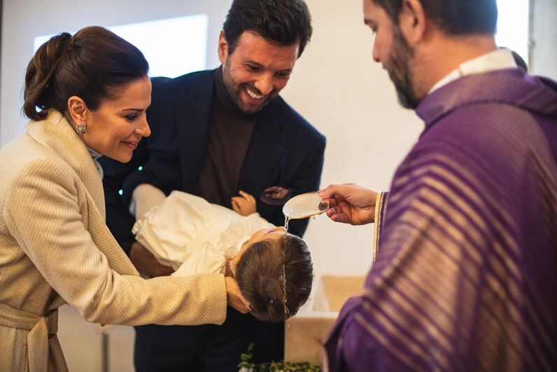 Dânia Neto, Santiago, batizado, festa, luís matos cunha, batismo, aniversário