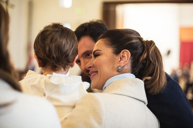 Dânia Neto, Santiago, batizado, festa, luís matos cunha, batismo, aniversário