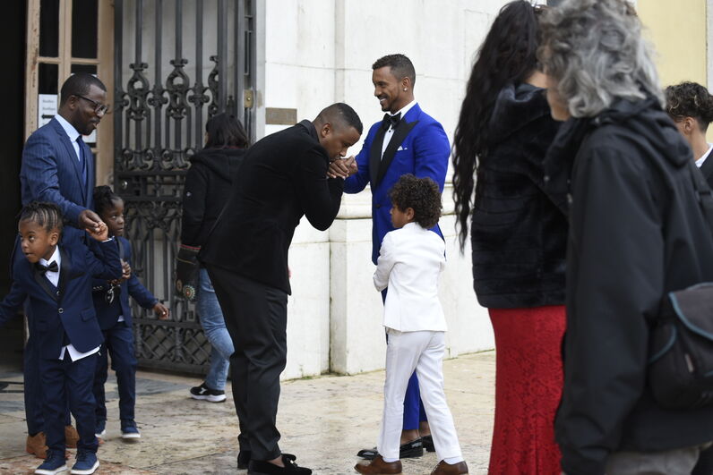 nani, jogador, seleção, daniela martins, casamento, basilica da estrela, lisboa
