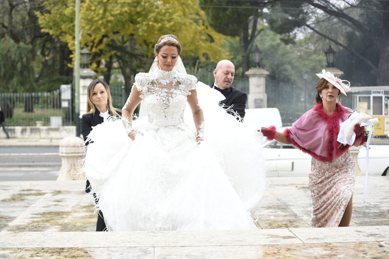nani, jogador, seleção, daniela martins, casamento, basilica da estrela, lisboa