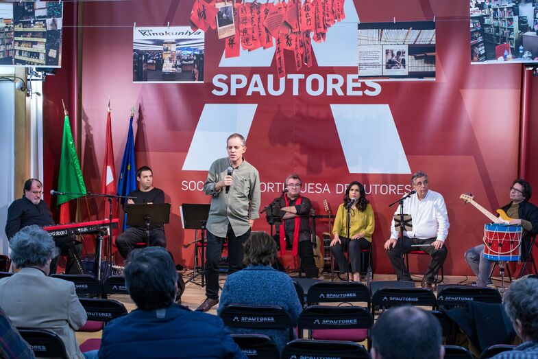 Companhia Canto Popular, rebento, sociedade portuguesa de autores, josé barros, josé Manuel david, rui vaz, André sousa machado  