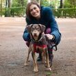 Fátima Lopes com o cão Brownie