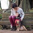 Fátima Lopes com o cão Brownie