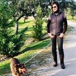 Fátima Lopes com o cão Brownie