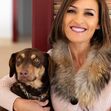 Fátima Lopes com o cão Brownie
