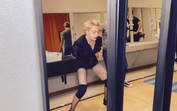 Madonna mostra aquecimento para mais um concerto em Lisboa