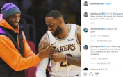 A última publicação de Kobe Bryant