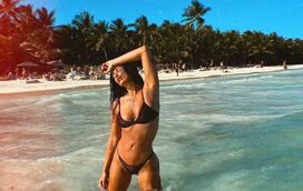 Caliente! Rita Pereira provoca fãs com fotos ousadas de biquíni no México